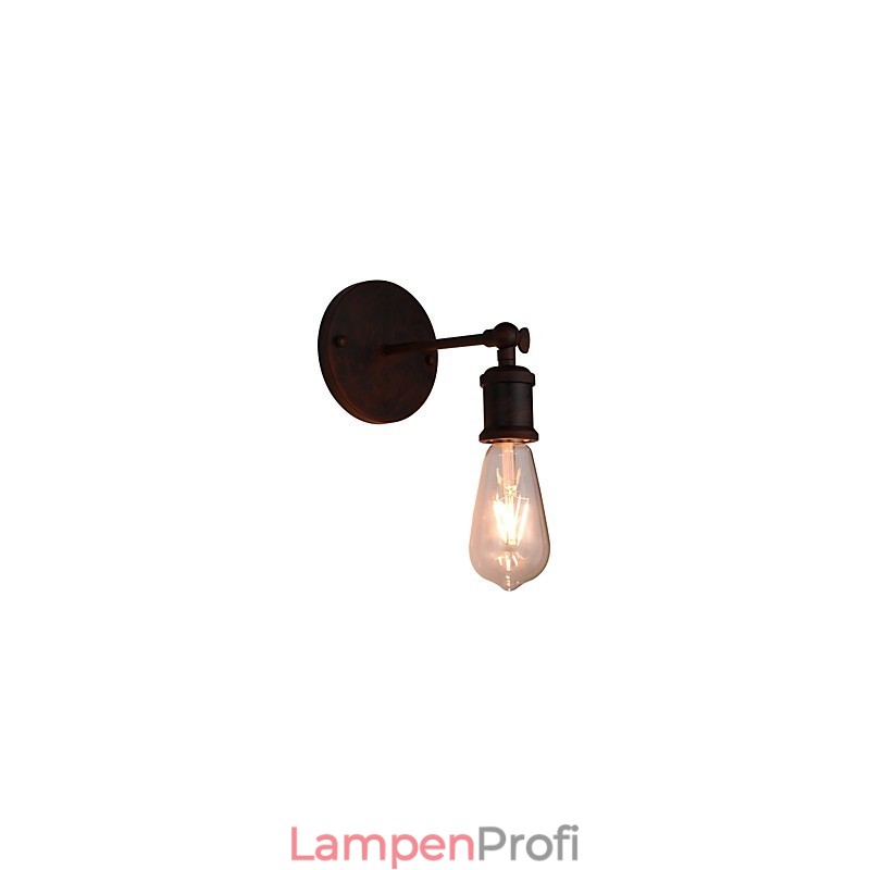 Wandleuchte Wandleuchten Wand Eisen Wandlampe dumm schwarz Lichtschwert Lampe an der Wand