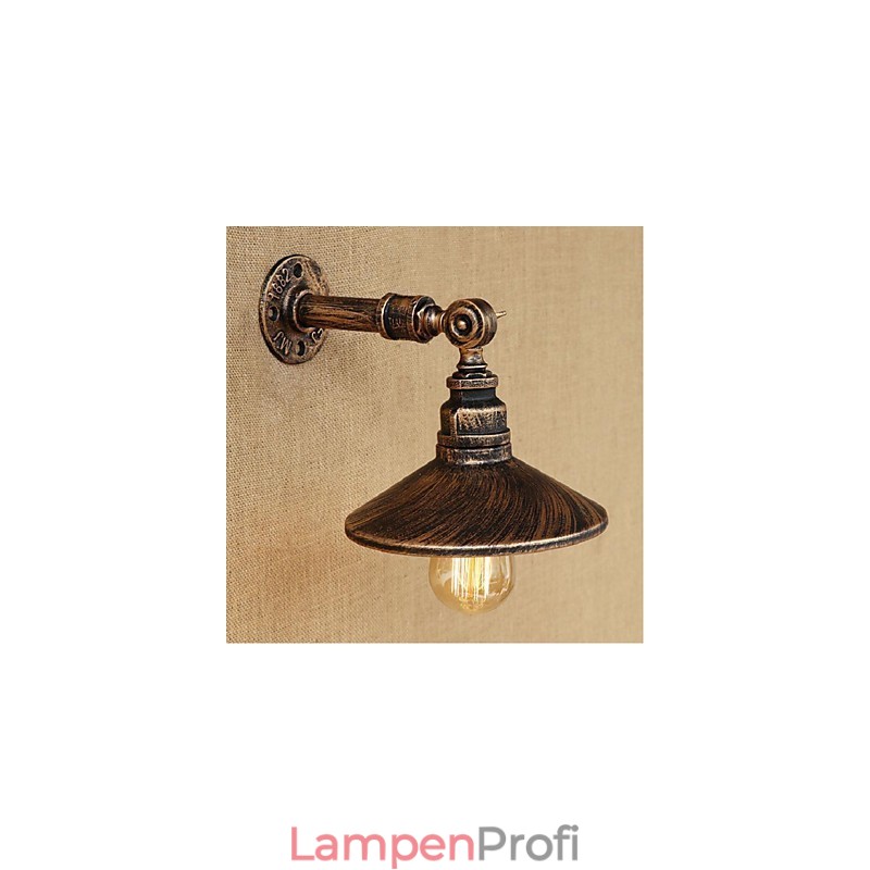 Industriellen Stil Nordischen Wasserrohr Wandleuchte Wandleuchte Braun Antike