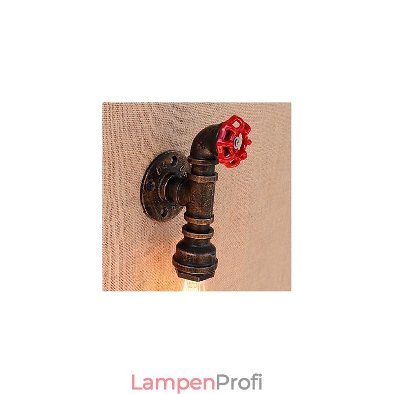 Nostalgie Einfache Wasserpfeife Dekorative Kleine Wandleuchte Wandleuchte