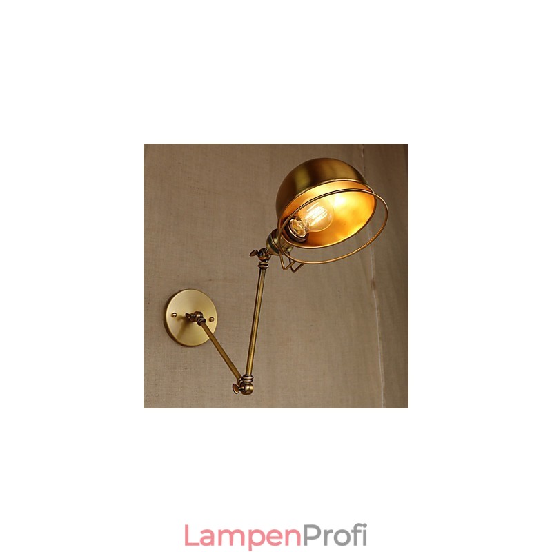 Industrielle Retro-Wandleuchte im europäischen Stil, Dorfcharakterbeleuchtung, dekorative Wandleuchte mit Eisenarm