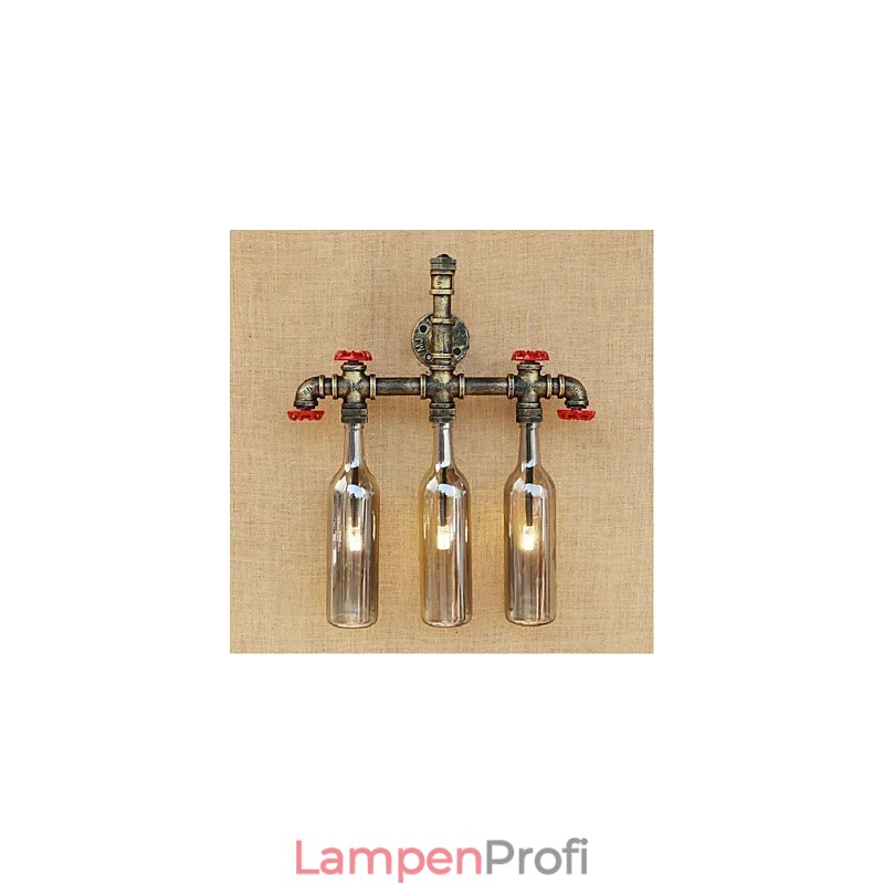 Wasserflasche Wandleuchte Wandleuchte Grau