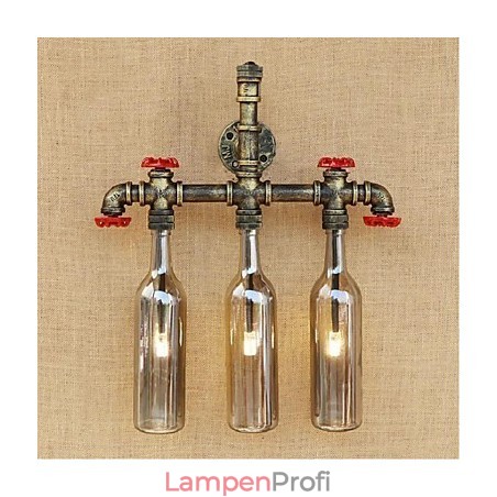 Wasserflasche Wandleuchte Wandleuchte Grau