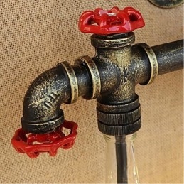 Wasserflasche Wandleuchte Wandleuchte Grau