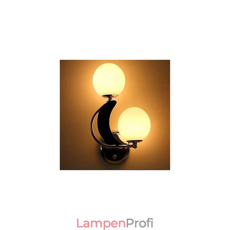 Moderne zeitgenössische Silber-Funktion für Ambient Light Wandleuchten Wandleuchte