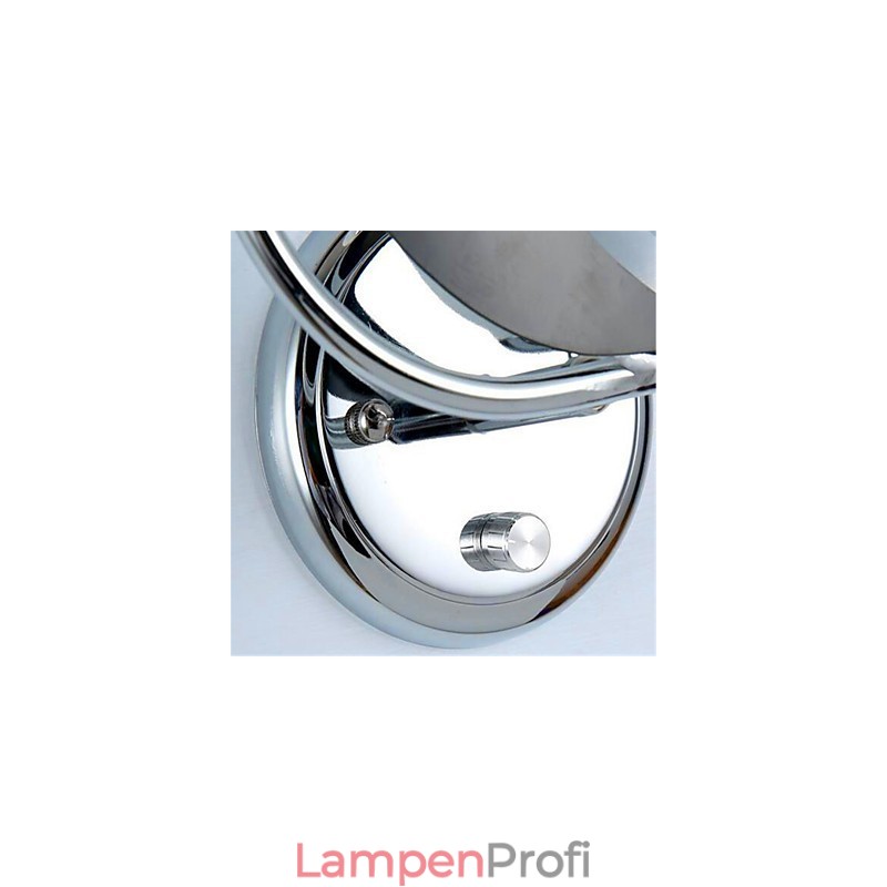 Moderne zeitgenössische Silber-Funktion für Ambient Light Wandleuchten Wandleuchte