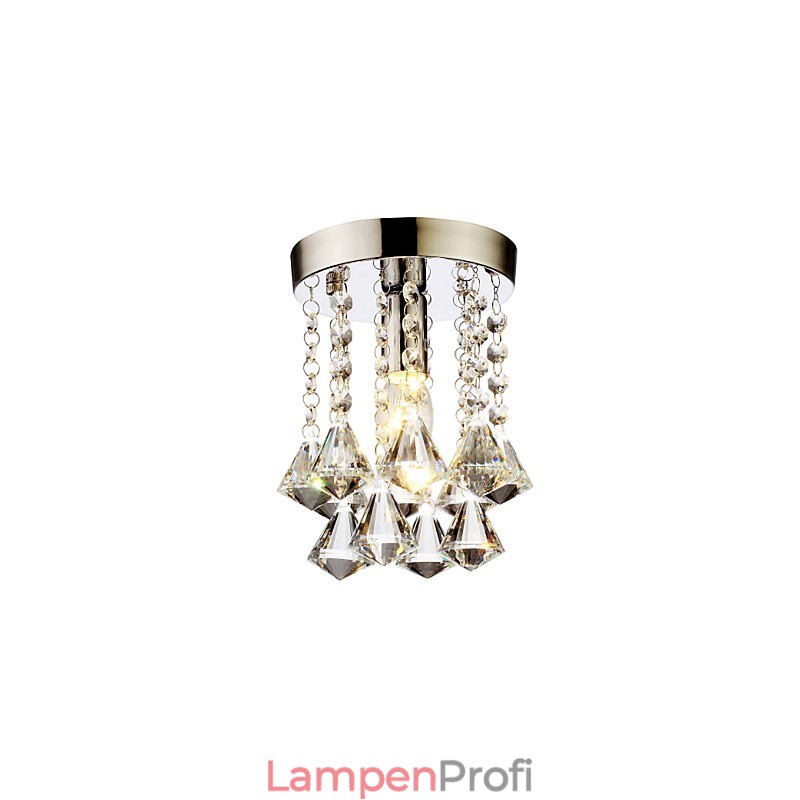 Modern Zeitgenössisch Traditionell Klassisch Landhaus Kristall Mini Stil Chrom Kristall Unterputz