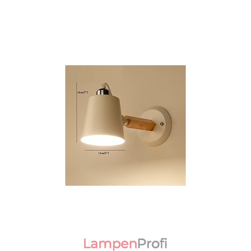 Vintage Holz Art Deco Metall Metall Rustikale Wandleuchte Wohnzimmer Esszimmer Flur Wandlampe Schwarz Weiß Optional