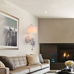 Moderne zeitgenössische Malerei Funktion für Augenschutz Umgebungslicht Wandleuchten Wandleuchte