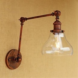 Land Retro Galvanisierte Funktion für Mini Stil Augenschutz Umgebungs Licht Schaukel Arm Lichter Wand