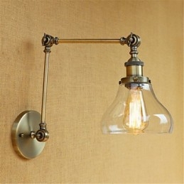 Land Retro Galvanisierte Funktion für Mini Stil Augenschutz Umgebungs Licht Schaukel Arm Lichter Wand