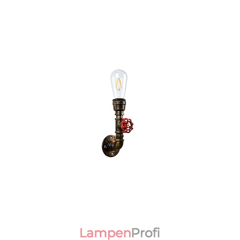 Wandleuchte Wandleuchten Wand Eisen Wandlampe dumm schwarz Lichtschwert Lampe an der Wand