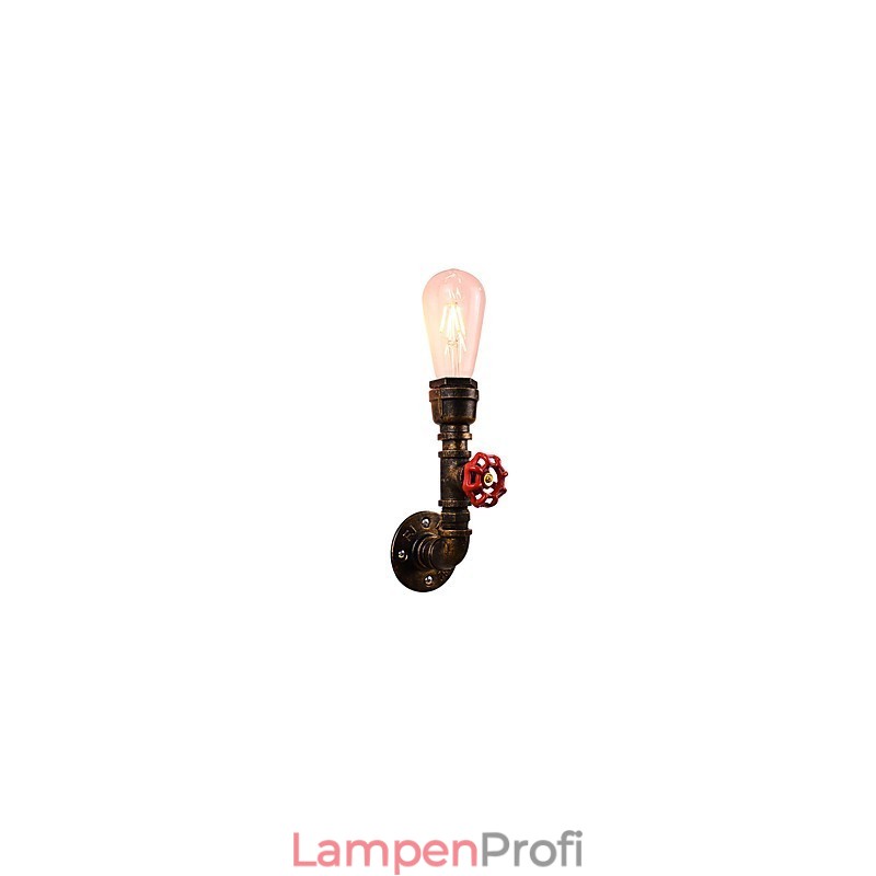 Wandleuchte Wandleuchten Wand Eisen Wandlampe dumm schwarz Lichtschwert Lampe an der Wand