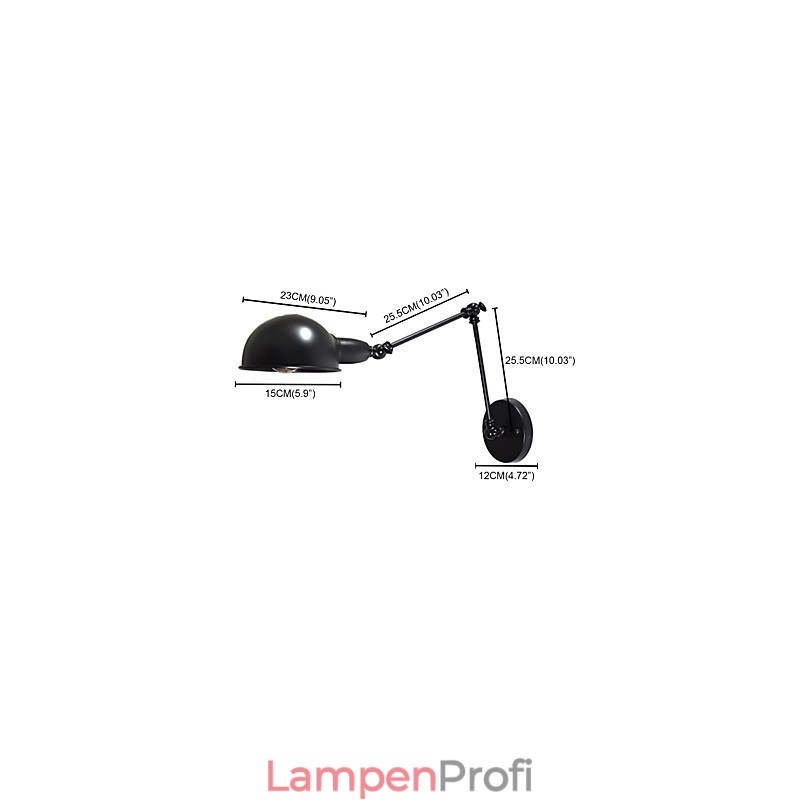 Buzz Faltbare Wand Eisen Wand Lampe Dumme Schwarze Lichtschwert Lampe An Der Wand Europäischen stil Amerikanischen stil