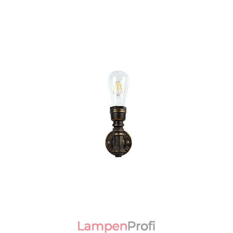 Wandleuchte Wandleuchten Wand Eisen Wandlampe dumm schwarz Lichtschwert Lampe an der Wand