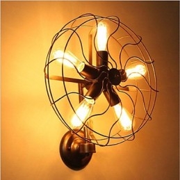 Traditionelle klassische rustikale Lodge Country-Malerei-Funktion für Mini-Stil Umgebungslicht Wandleuchten Wandleuchte