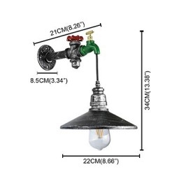 Wandleuchte Wand Rustikale Lodge Malerei Funktion für Umgebungslicht Wandleuchten Wandleuchte
