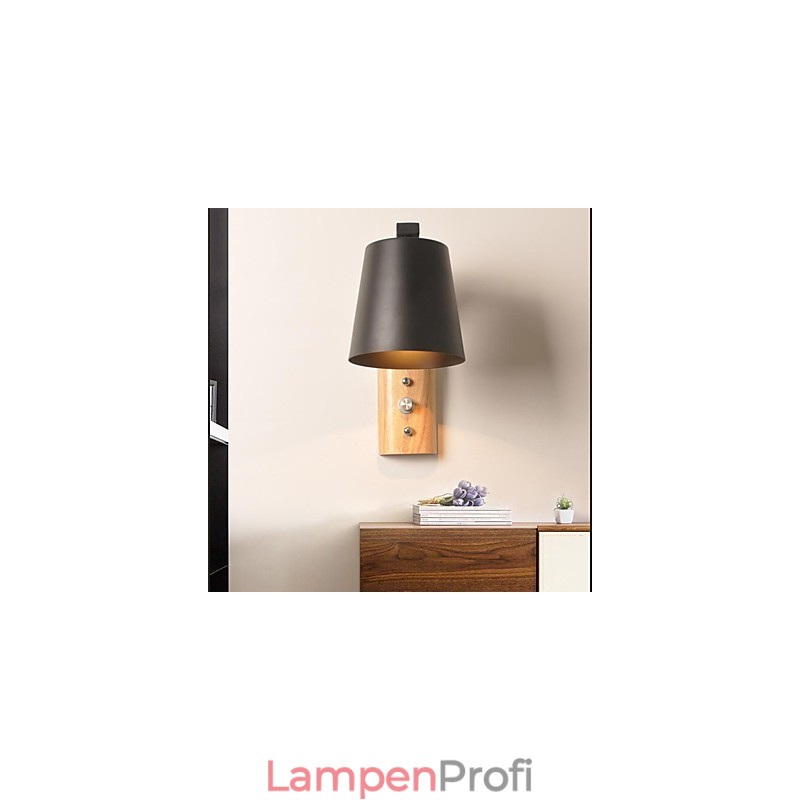 Modernes zeitgenössisches Landhaus-Schwarzoxid-Finish für Downlight-Wandleuchten