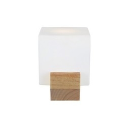 Einfache Wandlampe, Nachttischlampe mit Glasschirm und Massivholz für Schlafzimmer, Kommode, Wohnzimmer, Babyzimmer, Studentenwohnheim, Couchtisch, Bücherregal
