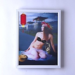 Integrierte moderne zeitgenössische moderne zeitgenössische Malerei-Funktion für Ambient Light Wandleuchten