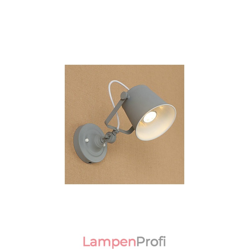Wandleuchte aus lackiertem Stahl, dumme schwarze amerikanische Kaffeedekoration, Retro-Wandleuchte, Lichtschwertlampe an der Wand