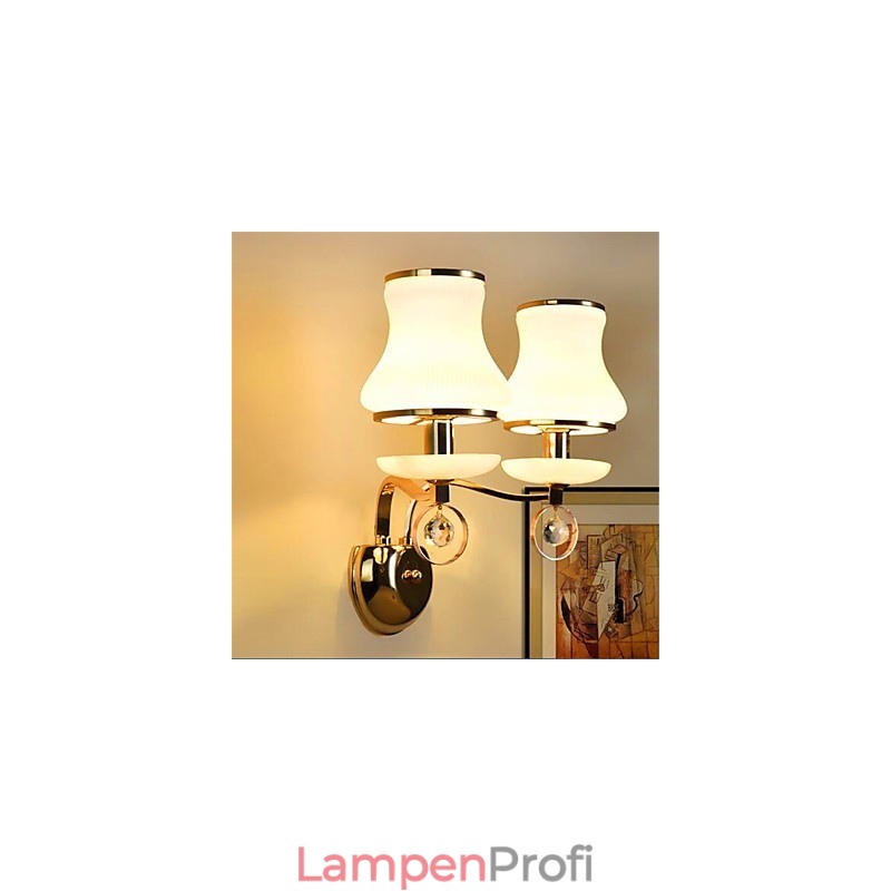 Moderne, zeitgenössische galvanisierte Funktion für Augenschutz-Wandleuchten im Kristall-Mini-Stil