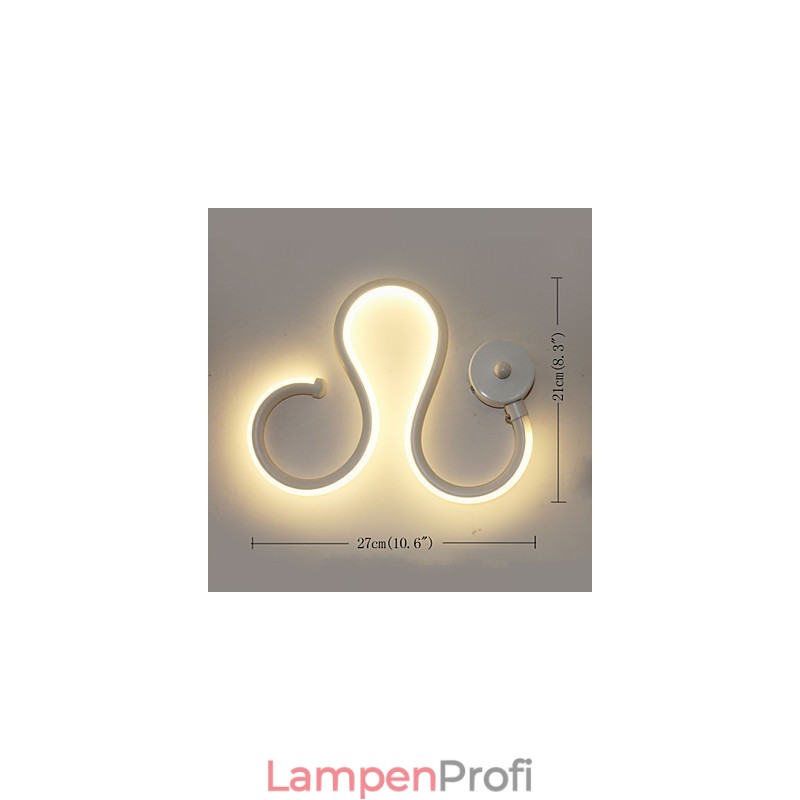 Moderne minimalistische Lampe Aluminiumlampe Schlafzimmer Nachttischlampe Dekoration Designer geformte Flurbeleuchtung kreative Wohnzimmerlampen