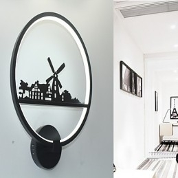 Moderne zeitgenössische Malerei Funktion für Umgebungslicht Wandleuchten Wandleuchte