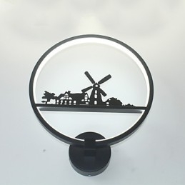 Moderne zeitgenössische Malerei Funktion für Umgebungslicht Wandleuchten Wandleuchte