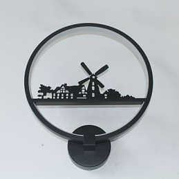 Moderne zeitgenössische Malerei Funktion für Umgebungslicht Wandleuchten Wandleuchte