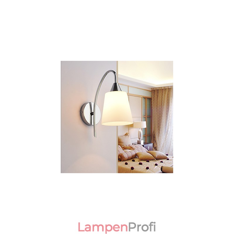 Glaswandlampe Wandleuchten Metallsockel für Wandleuchte