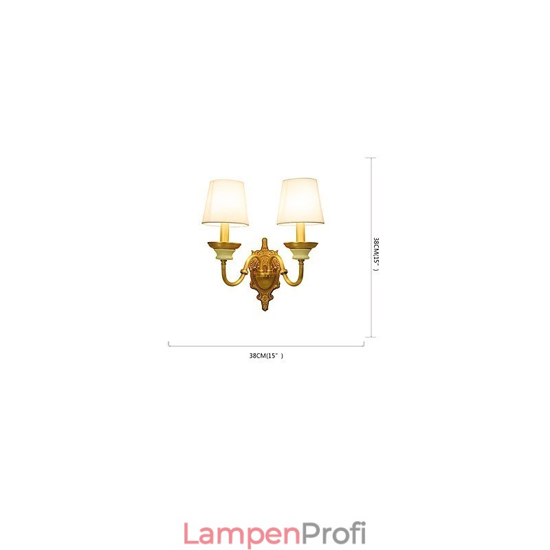 Einfaches Landhaus, traditionelles klassisches Messing-Feature für Wandleuchten im Mini-Stil, Uplight-Wandleuchter