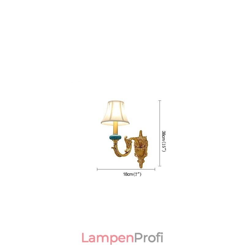 Einfaches Landhaus, traditionelles klassisches Messing-Feature für Wandleuchten im Mini-Stil, Uplight-Wandleuchter