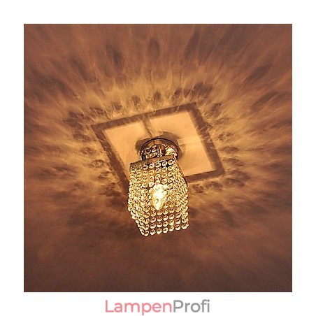 Moderne zeitgenössische Kristall Mini-Stil Malerei Flush Mount Moderne zeitgenössische Kristall Mini-Stil Malerei Flush Mount