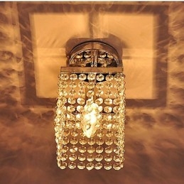 Moderne zeitgenössische Kristall Mini-Stil Malerei Flush Mount