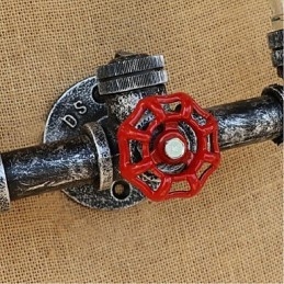 Retro Industrielle Wind Schalter Wasserflasche Wandleuchte Wandleuchte Blau