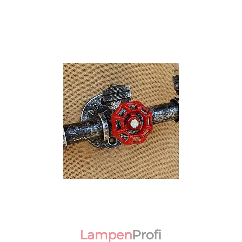 Retro Industrielle Wind Schalter Wasserflasche Wandleuchte Wandleuchte Blau