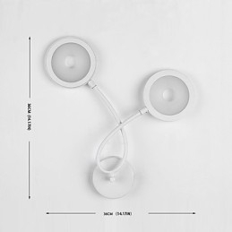 Moderne zeitgenössische Malerei-Funktion für Umgebungslicht-Wandleuchten Wandleuchte