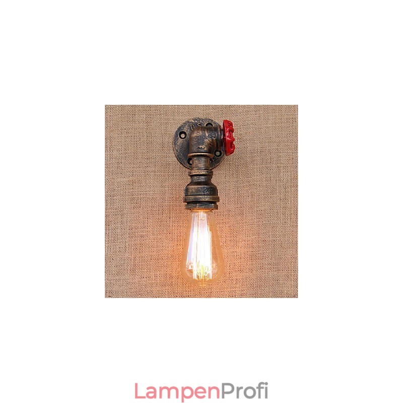 Nostalgie Einfache Wasserpfeife Dekorative Kleine Wandleuchte Wandleuchte