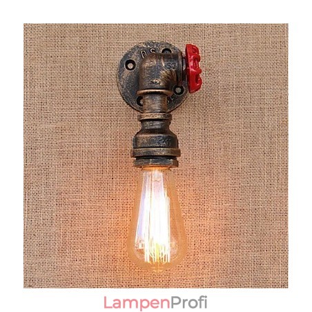 Nostalgie Einfache Wasserpfeife Dekorative Kleine Wandleuchte Wandleuchte