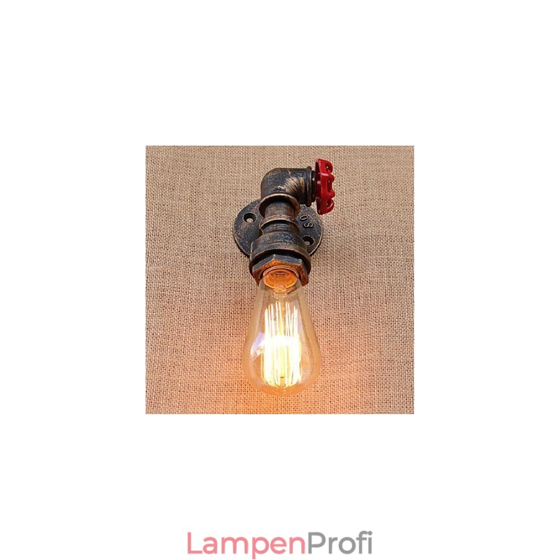 Nostalgie Einfache Wasserpfeife Dekorative Kleine Wandleuchte Wandleuchte