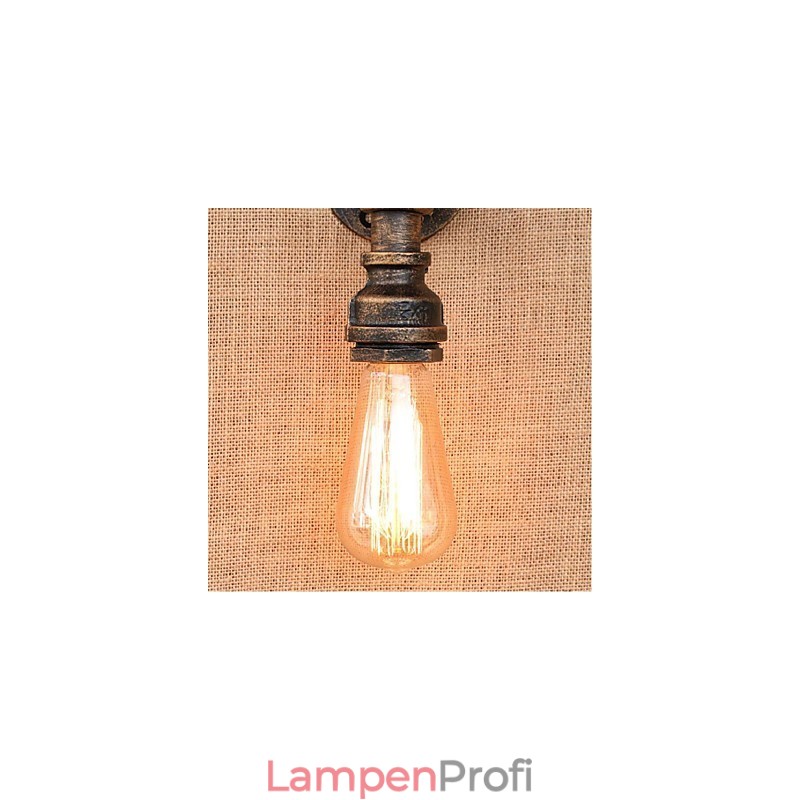 Nostalgie Einfache Wasserpfeife Dekorative Kleine Wandleuchte Wandleuchte