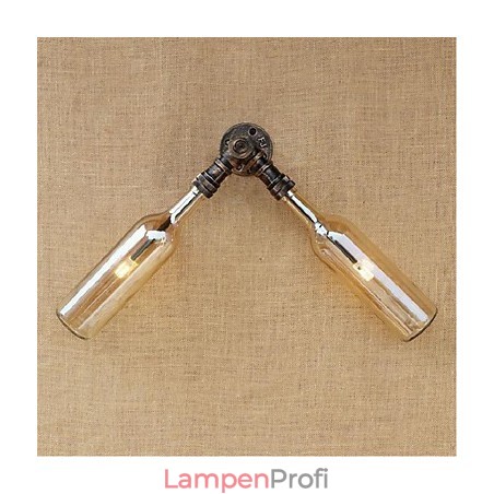 Retro American Village Creative Industry Wind Designer Wasserflasche Wandleuchte Wandleuchte Bernstein Retro American Village Creative Industry Wind Designer Wasserflasche Wandleuchte Wandleuchte Bernstein
