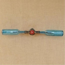 Retro American Village Creative Industry Wind Designer Wasserflasche Wandleuchte Wandleuchte Blau