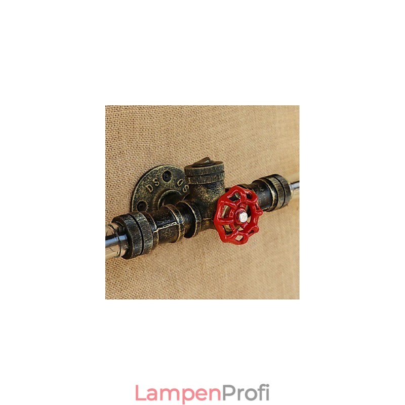 Retro American Village Creative Industry Wind Designer Wasserflasche Wandleuchte Wandleuchte Blau