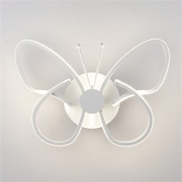 Moderne Wandleuchten Schmetterlingsform Kreative Metall Acryl Wohnzimmer Flur Schlafzimmer Hotelzimmer Nachttischlampe