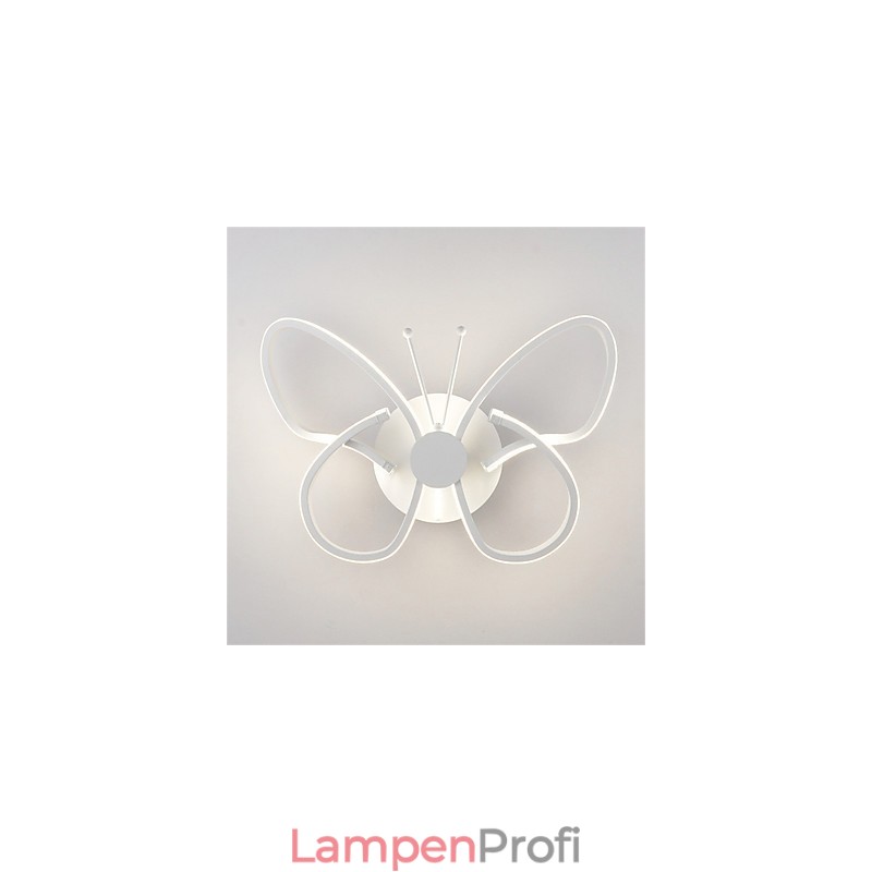 Moderne Wandleuchten Schmetterlingsform Kreative Metall Acryl Wohnzimmer Flur Schlafzimmer Hotelzimmer Nachttischlampe