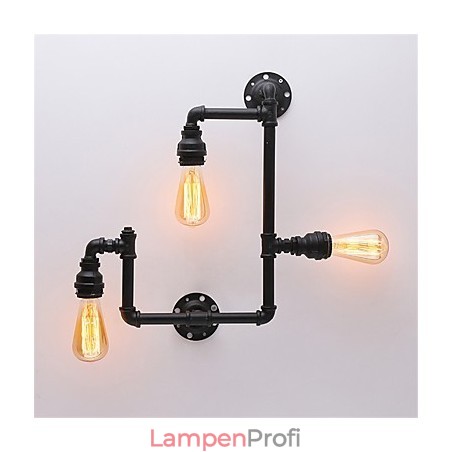 3 Köpfe Vintage Industrielle Rohr Wandleuchten Schwarz Kreative Lichter Restaurant Cafe Bar Dekoration Beleuchtung 3 Köpfe Vintage Industrielle Rohr Wandleuchten Schwarz Kreative Lichter Restaurant Cafe Bar Dekoration Beleuchtung