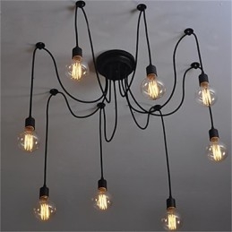 American Country Retro 8 Kopf Schönheit Blume Anhänger