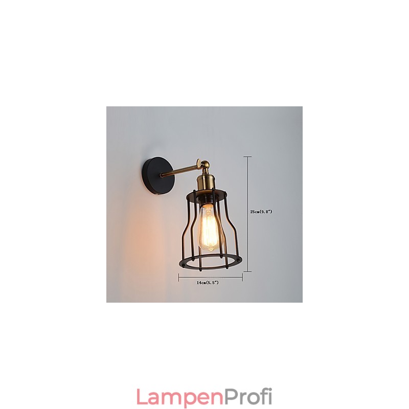 Loft vintage Wand Lichter Industrie Edison Mode Einfachheit Wandleuchten Metall Basis Kappe