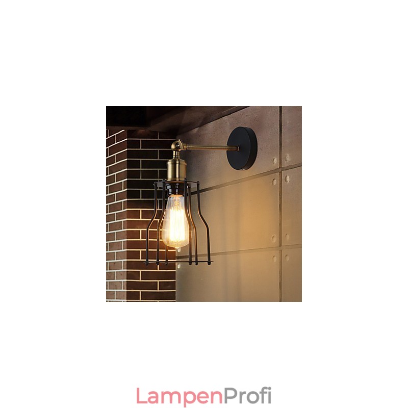Loft vintage Wand Lichter Industrie Edison Mode Einfachheit Wandleuchten Metall Basis Kappe